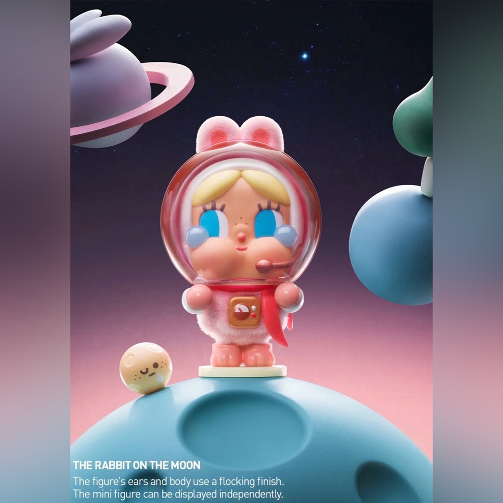 Rabbit on the Moon Crybaby Crying to the Moon Series Figure